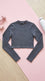 Charcoal Gym Shirt For Ladies LG0025