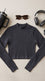 Charcoal Gym Shirt For Ladies LG0025