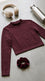 Maroon Gym Shirt For Ladies LG0025