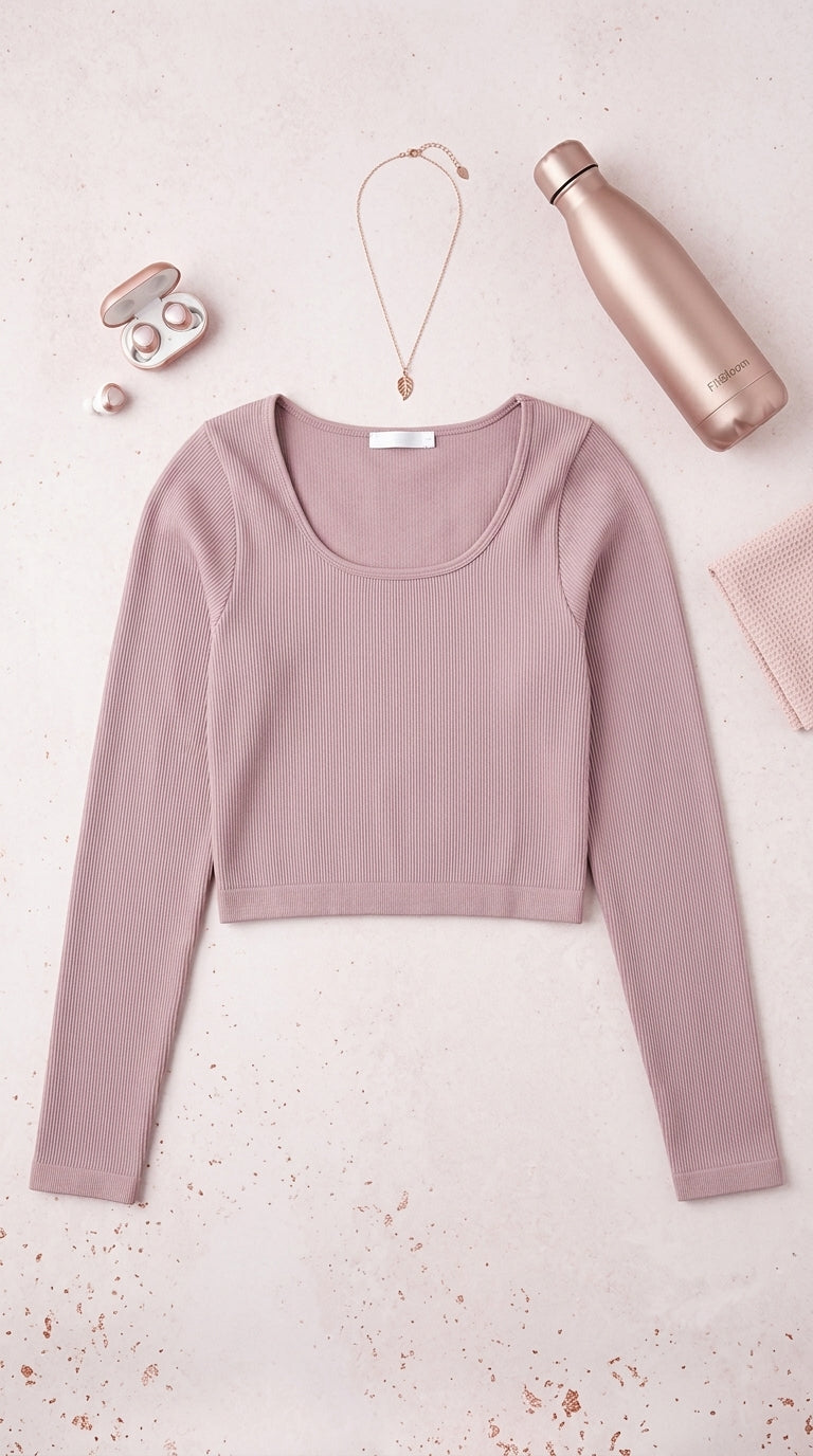 Pink  Gym Shirt For Ladies LG0026