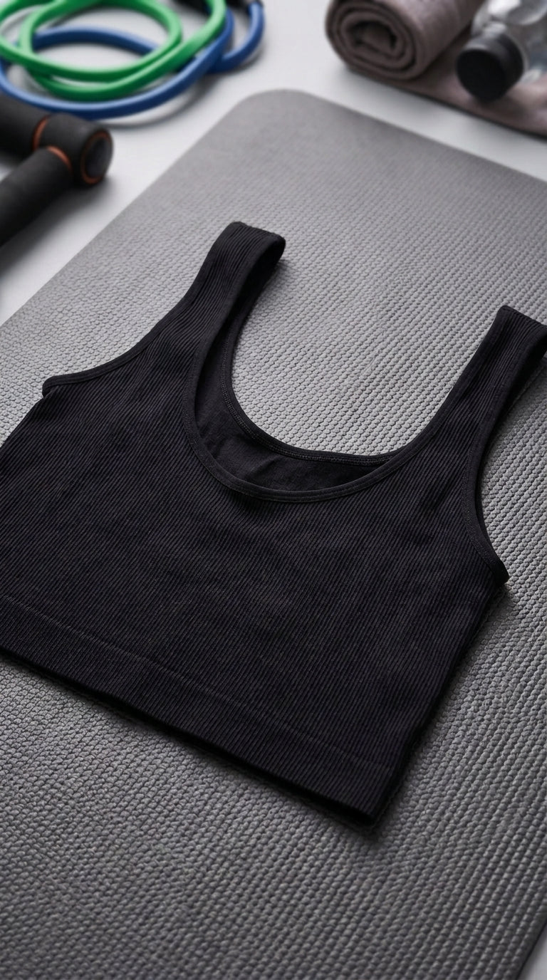 Black Sports Bra For Ladies LG0030