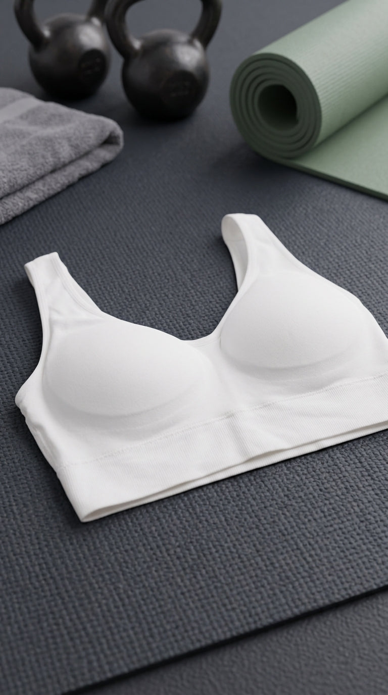 White Sports Bra For Ladies LG0031