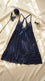 Navy Short Nighty For Women LN0104