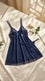 Blue Short Nighty For Women LN0110