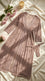 Tea Pink Short Inner Gown Nighty LN0116