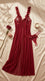 Maroon Long Nighty For Women LN0119