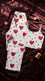 Red Pajama Set For Women LN0120