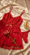 Red Short Nighty For Women LN0121