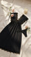 Black Long Nighty For Women LN0122