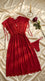 Red Long Nighty For Women LN0122