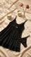 Black Short Nighty For Women LN0123