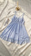 Blue Short Nighty For Women LN0124