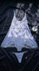 Blue Short Nighty For Women LN0126