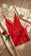 Red Short Nighty For Women LN0128