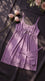 Purple Short Nighty For Women LN0129