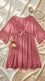 Burgundy Short Nighty For Women LN0139