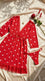 Red Short Nighty For Women LN0140