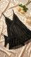 Black Short Nighty For Women LN0141
