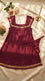 Maroon Short Nighty For Women LN0145