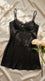 Black Short Nighty For Women LN0198