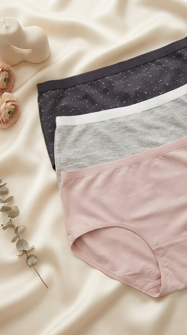 Multy Pack Of Three Midi Panties LP0009