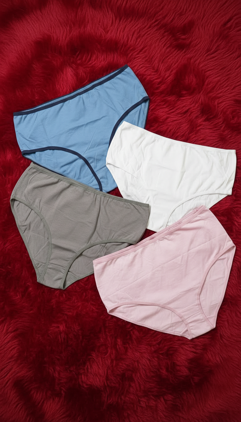 Multy Pack Of Four Panties  For Women LP0014