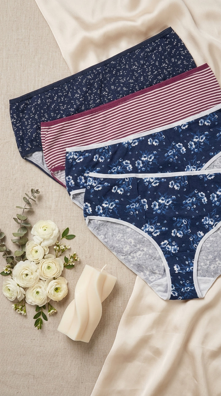 Multy Pack Of Four Panties For Women LP0015