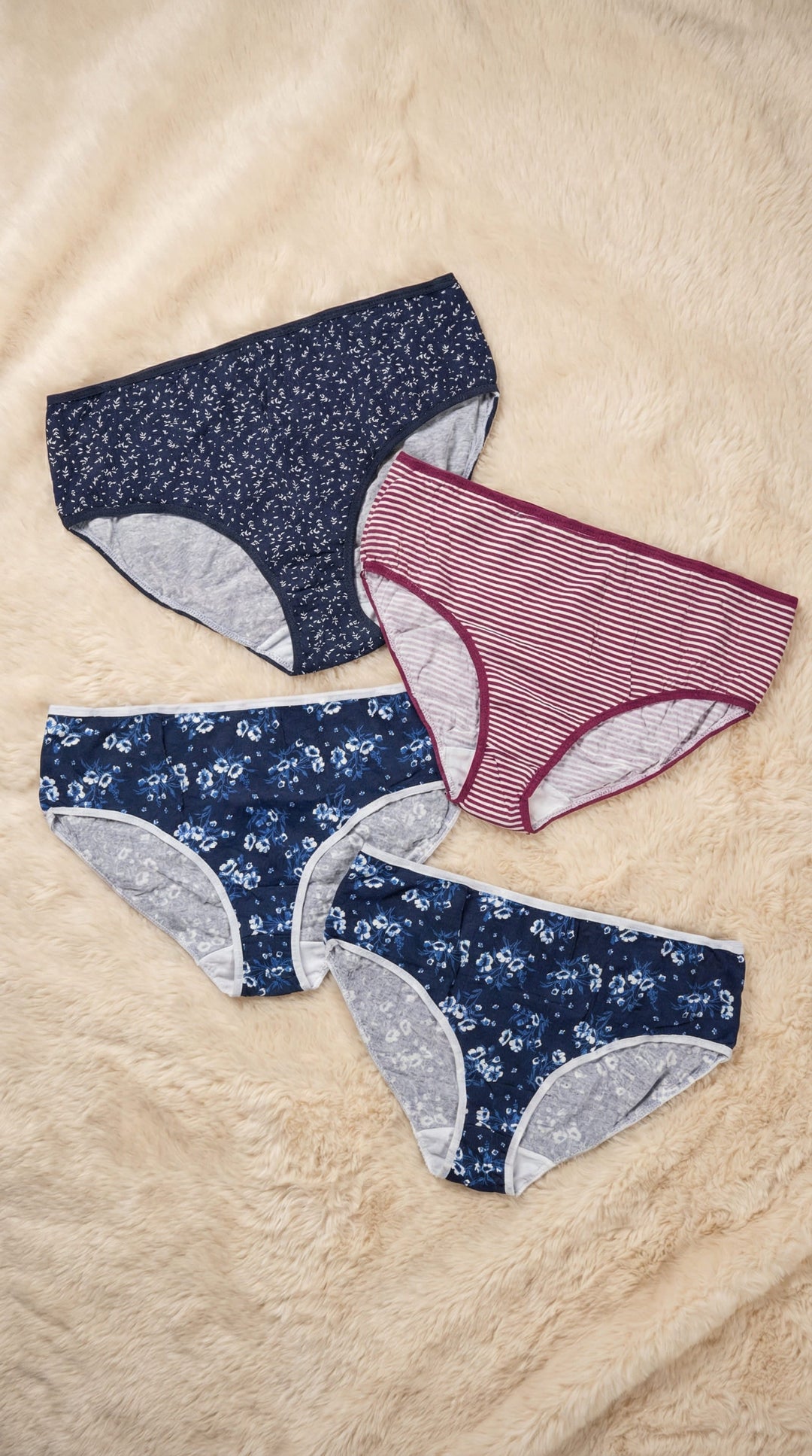 Multy Pack Of Four Panties  For Women LP0015