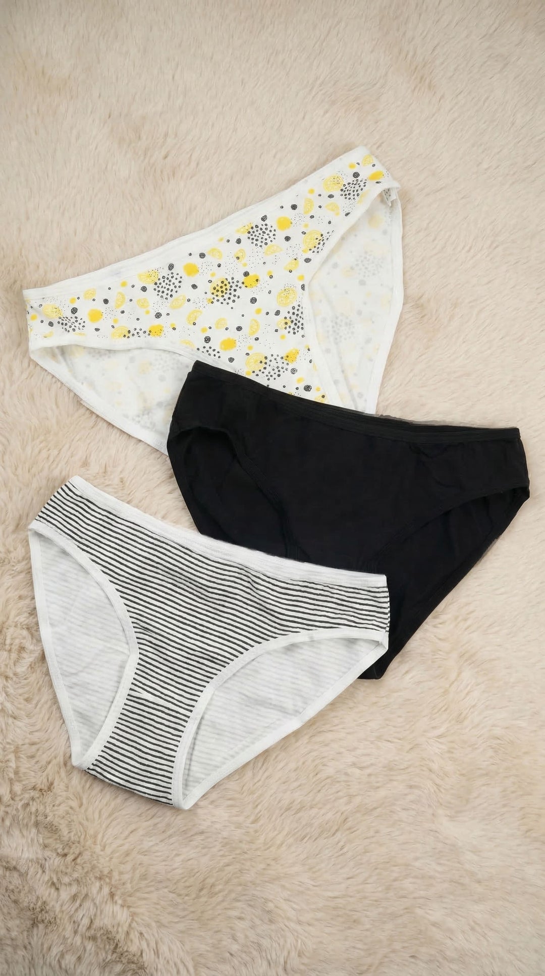 Multy Pack Of Three Full Brief Panties LP0017