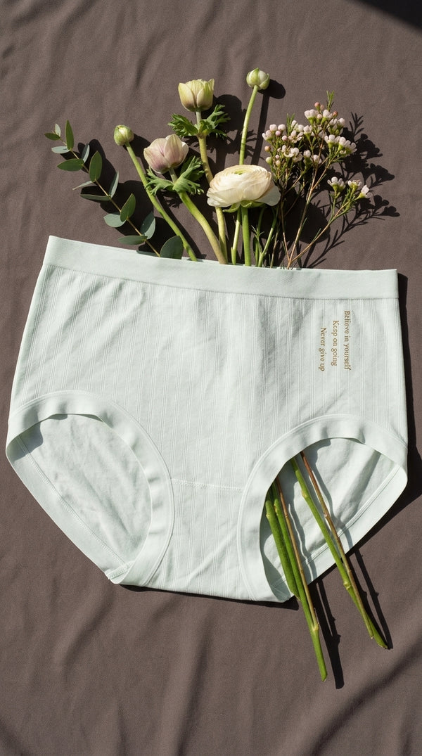 Green Seamless Pantie For Women LP5164