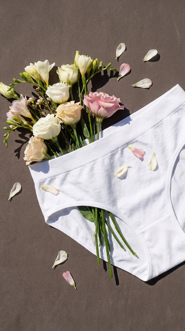 White Mid Rise Pantie For Women LP5220