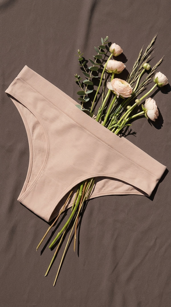 Beige Brazilian Pantie For Women LP5289
