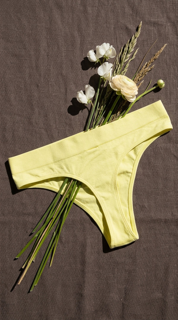 Yellow Brazilian Pantie For Women LP5290