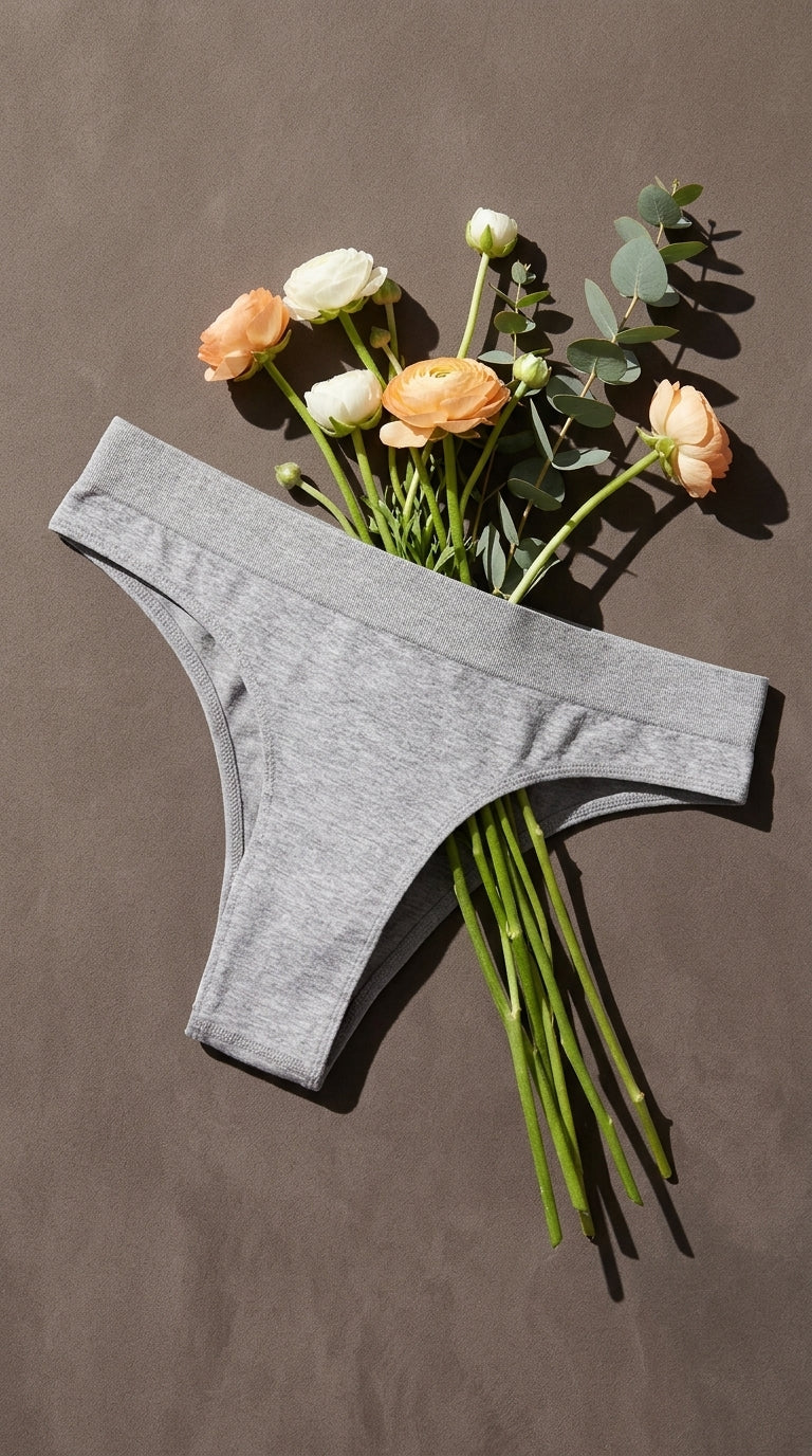 Grey Brazilian Pantie For Women LP5291