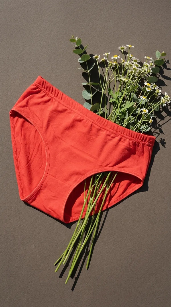 Red Brief Pantie For Women LP5346