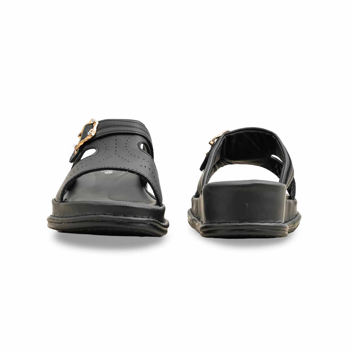 Black Formal Slipper For Ladies LPU702
