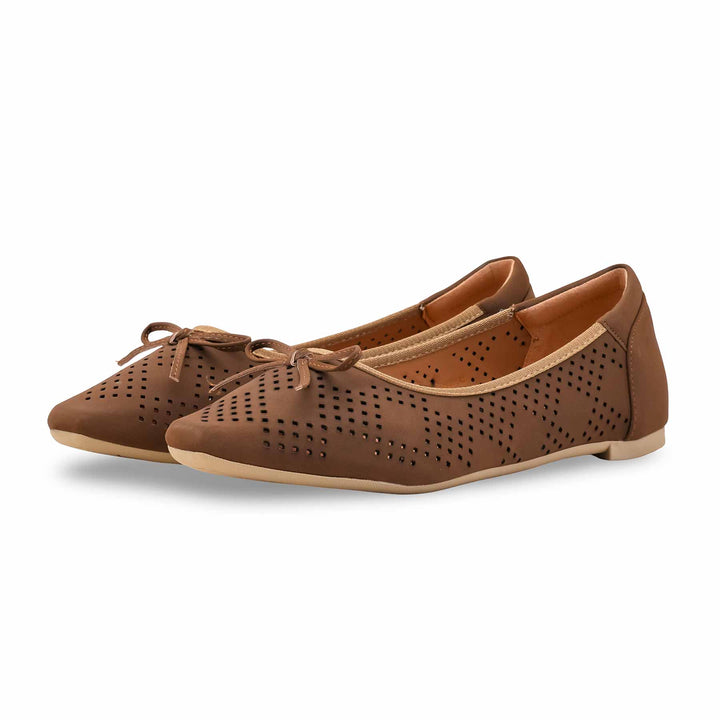 Brown Pumps For Women LWN419