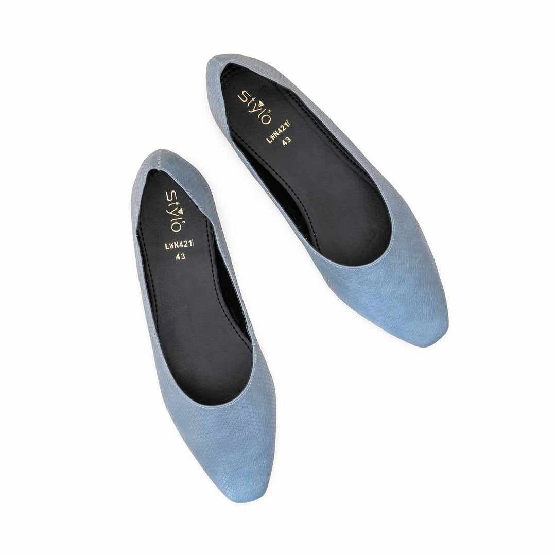 Sky Blue Pumps For Women LWN421