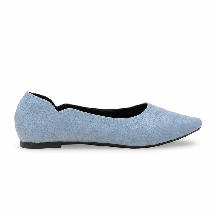 Sky Blue Pumps For Women LWN421