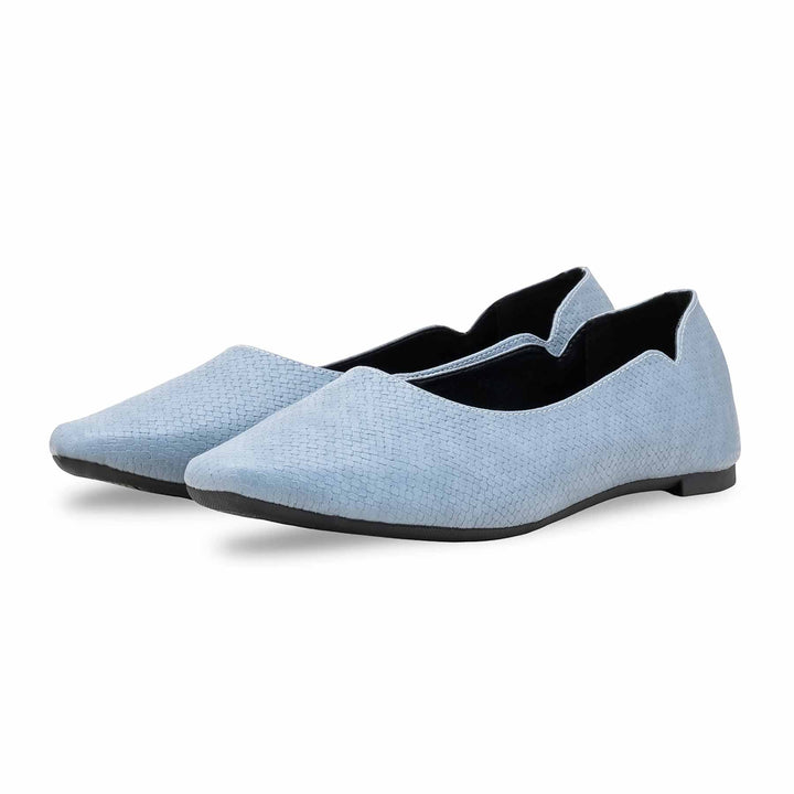 Sky Blue Pumps For Women LWN421