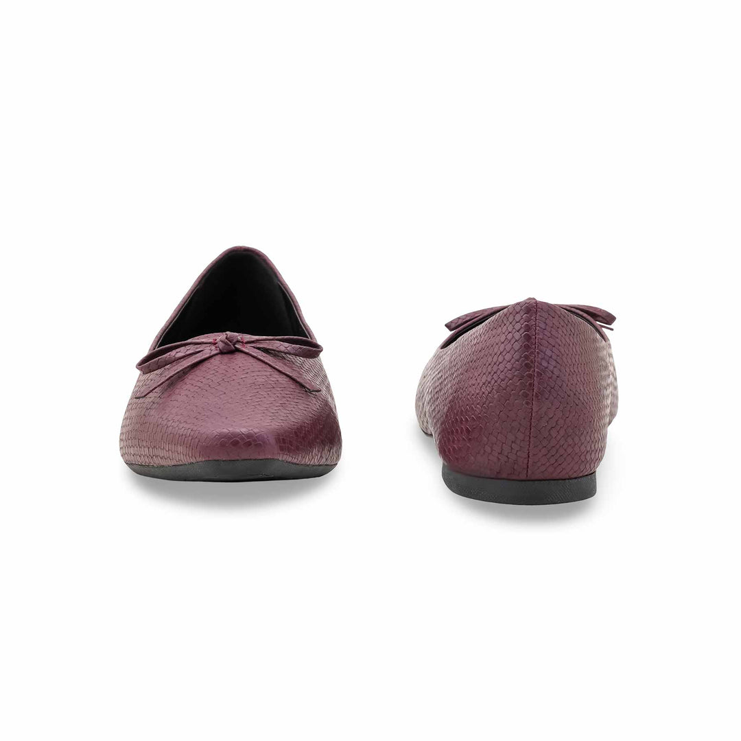 Burgundy Women Pumps LWN424