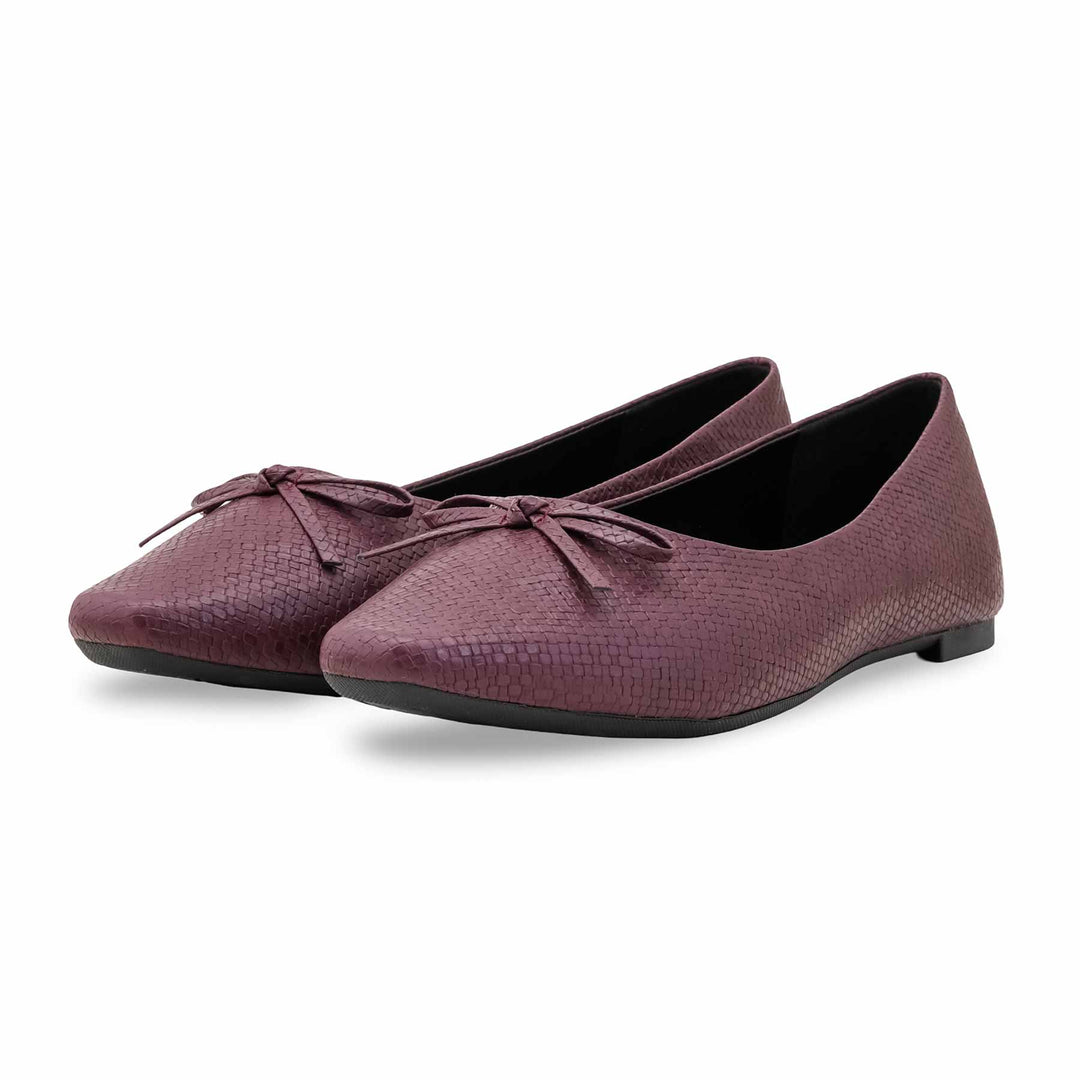 Burgundy Women Pumps LWN424