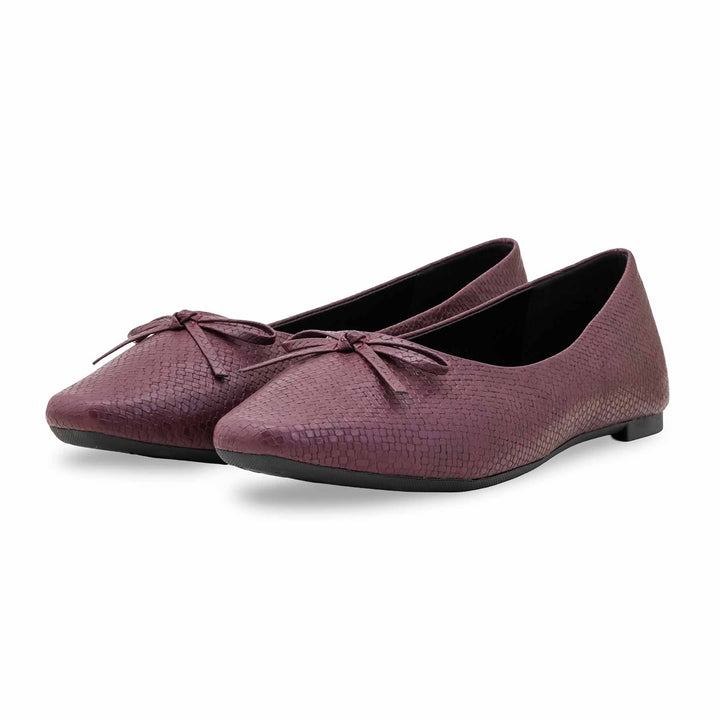 Burgundy Women Pumps LWN424