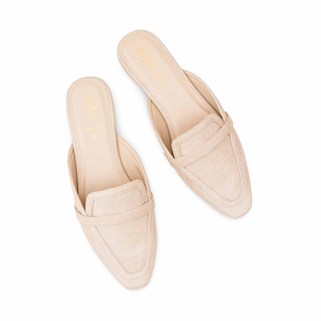 Beige Back Open For Women LWN425