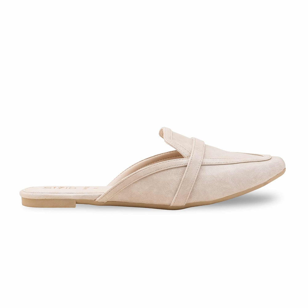 Beige Back Open For Women LWN425