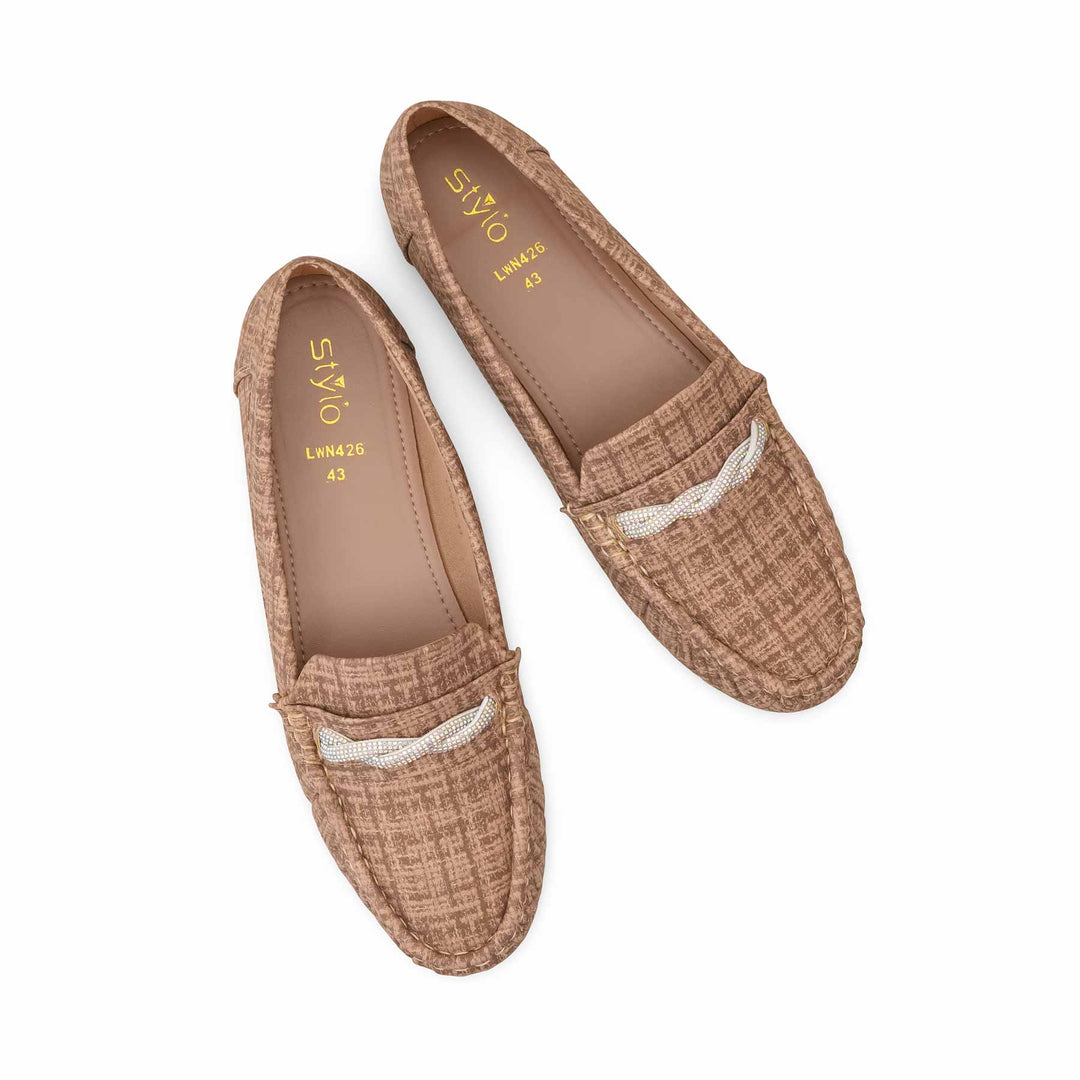 Bronze Moccasin For Women LWN426