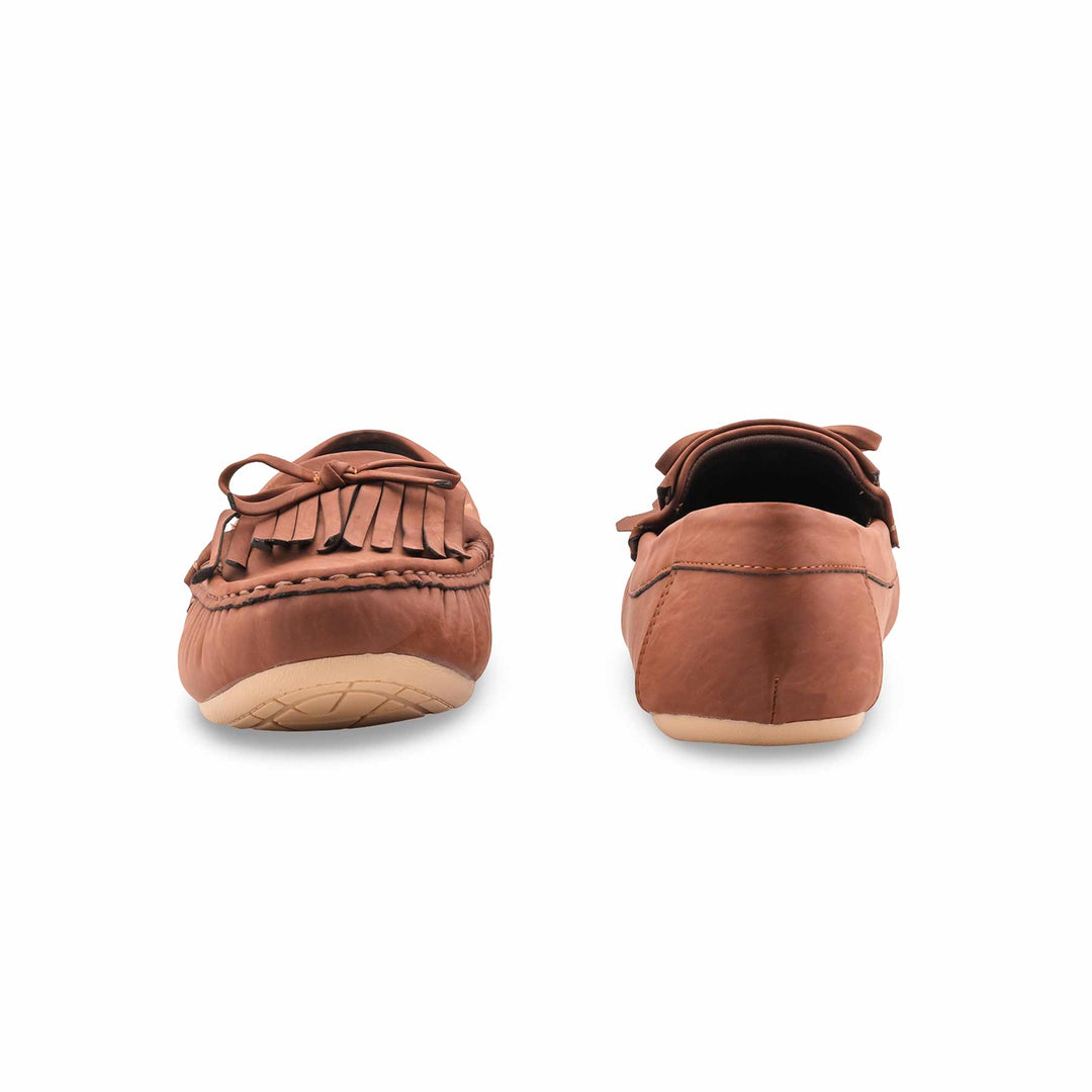 Brown Moccasin For Ladies LWN428