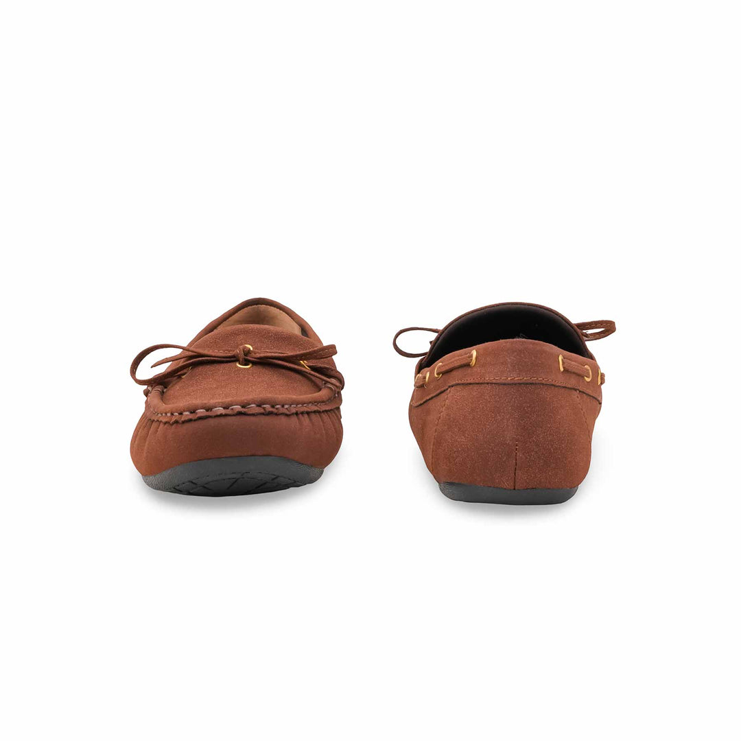 Brown Moccasin For Women LWN429