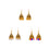 Pack Of Three Earrings O10003