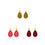 Pack Of Three Earrings O10028